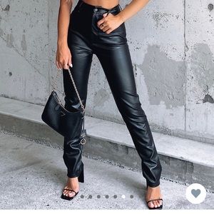 White Fox Boutique PU Leather Pants